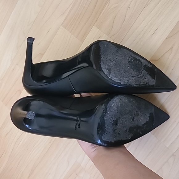 Stuart Weitzman High Heels pumps CURVIA NAPPA BLACK Leather Size 7.5 - Picture 10 of 10